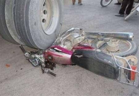 جان باختن 2 موتورسوار نوجوان در سانحه جاده ای همدان