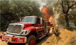 تخلیه صدها خانه به دنبال آتش‌سوزی در کالیفرنیا