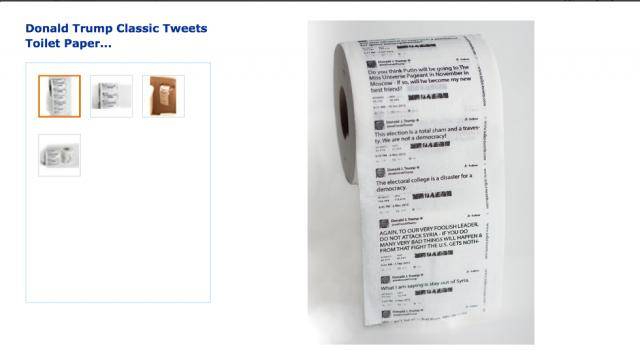 توئیت های ترامپ طرح ابتکاری آمازون برای نوعی دستمال کاغذی + عکس