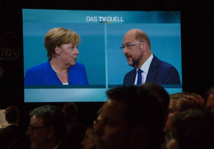 پیشتازی حزب مرکل در آلمان پس از مناظره تلویزیونی تقویت شد