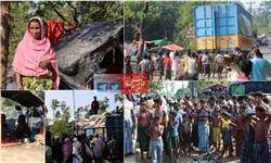 نیم میلیون آواره روهینگیا راهی بنگلادش شده‌اند