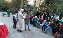 اجرای برنامه فرهنگی ویژه کودکان و نوجوانان در امامزاده سیده ملک خاتون