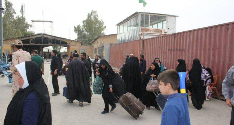 60 زائر گمشده در مرز مهران به خانواده ها تحویل شدند