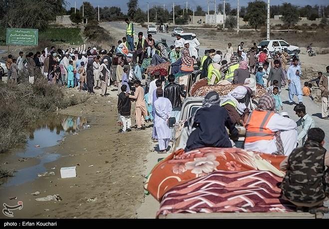 خسارت سیل در منطقه عورکی سیستان و بلوچستان