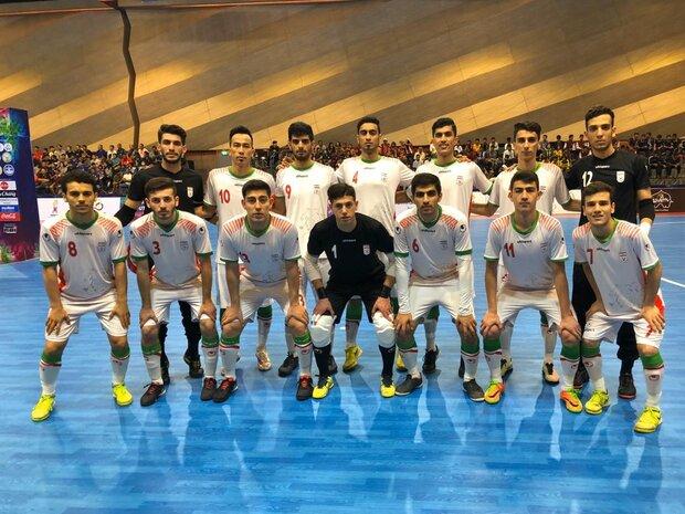 پیروزی پرگل تیم فوتسال جوانان ایران مقابل تیم ملی مالزی
