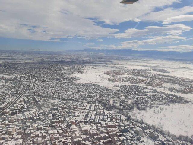 بارش برف در گیلان ۲۷ برابر میانگین کشوری+عکس