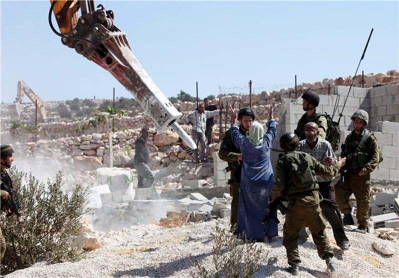 حمله نظامیان اشغالگر و تخریب خانه فلسطینیان در رام الله