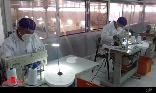 تغیر کاربری خط تولید دوخت چتر‌های پرش به تولید ماسک‌های بهداشتی