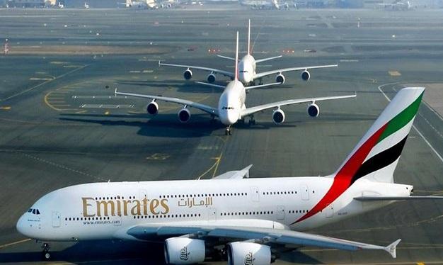 توقف پرواز شرکت‌های هواپیمایی امارات