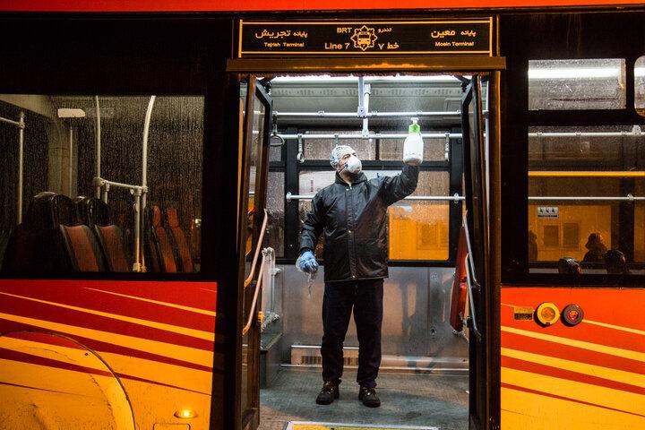 ۲۰ راننده اتوبوس در پایتخت کرونا گرفته‌اند/ کاهش ۷۰ درصدی مسافران