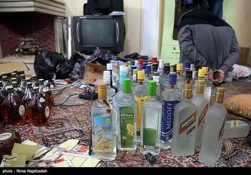 بازداشت ۶۱ عامل تهیه و توزیع مشروبات الکلی دست‌ساز و تقلبی