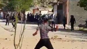 حمله ۵۰۰ نفر از نیروهای امنیتی به منطقه فقیرنشین خرم‌آباد + فیلم - Gooya News