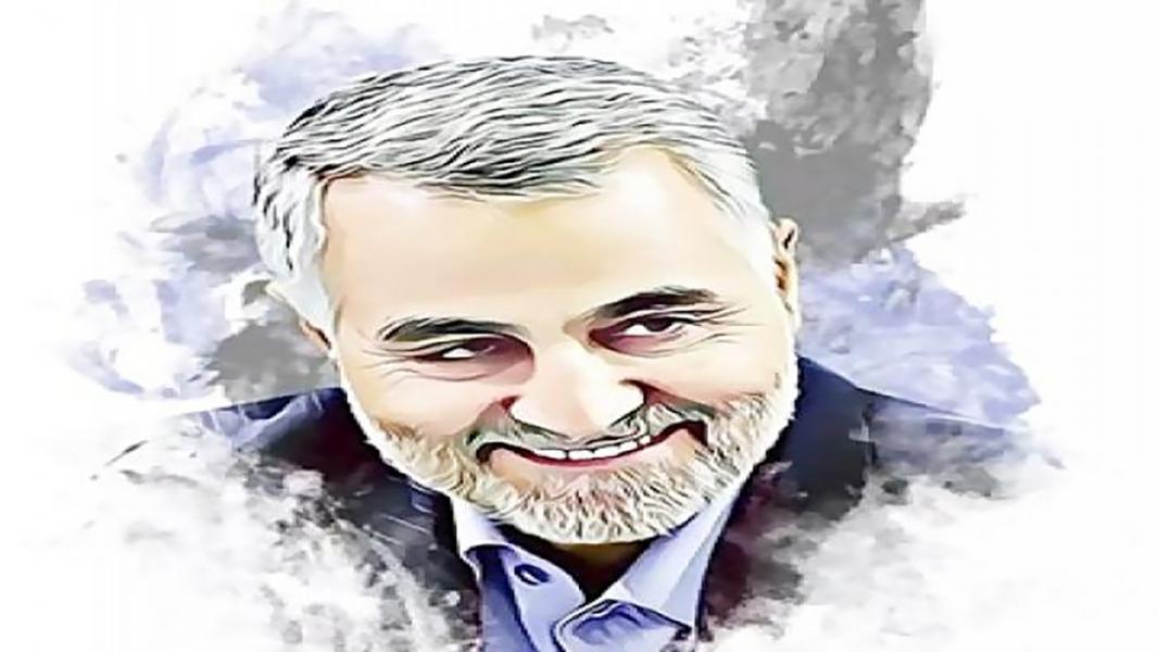 نقاشی هنرمندانه چهره سردار سلیمانی بر روی خودرو + فیلم