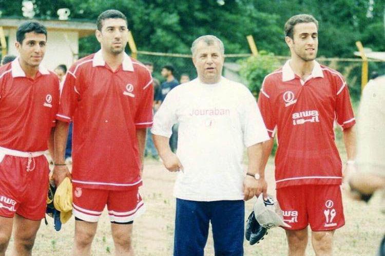 عکسی زیرخاکی از دوران پرسپولیس با علی پروین و علی کریمی و انصاریان