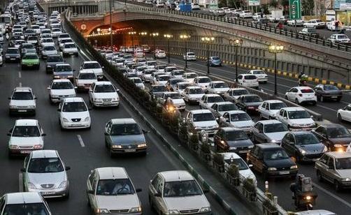 ترافیک صبحگاهی بزرگراه های امام علی (علیه السلام)، همت و حکیم