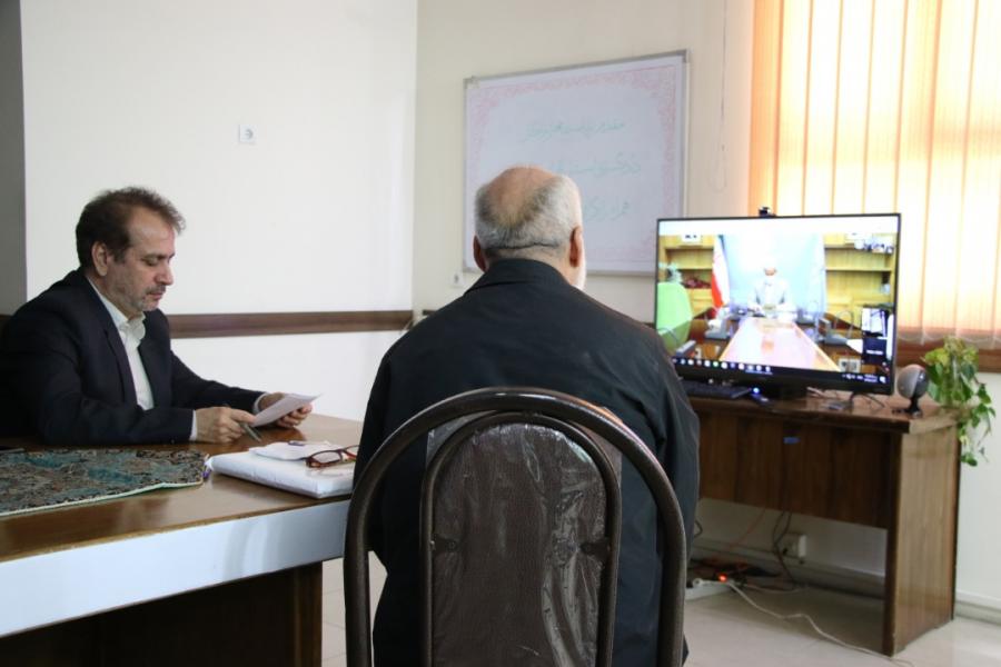 برگزاری دیدار مردمی رییس کل دادگستری تهران به صورت ویدئو کنفرانس