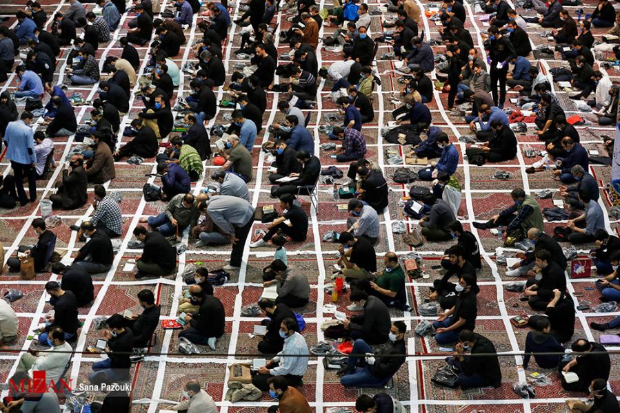 رعایت کامل پروتکل‌های بهداشتی مساجد در شب قدر/ استقبال مردمی فراتر از انتظار بود