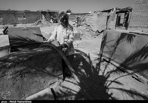 روزگار سخت مردم غیزانیه در گرمای ۴۰درجه +فیلم