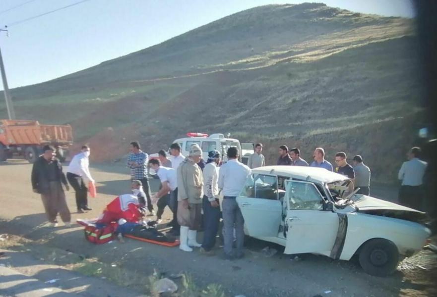 حادثه رانندگی در جاده بوکان - میاندوآب یک کشته بر جا گذاشت