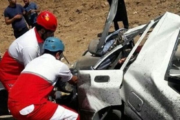 برخورد ۲ خودروی سواری در محور ماهان به کرمان سه کشته برجا گذاشت