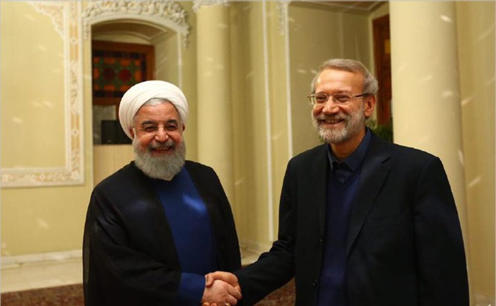 روحانی از مدیریت خوب دوازده ساله لاریجانی در سه دوره مجلس تقدیر کرد
