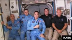 فضاپیمای درگن به ایستگاه فضایی بین‌المللی متصل شد؛ استقبال از همکاران جدید آمریکایی