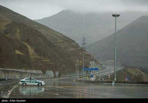 قطعه ۴ آزادراه تهران-شمال مسدود شد