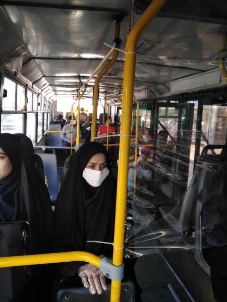 کرونا و ضرورت همکاری مردم در استفاده از ماسک در ناوگان اتوبوسرانی