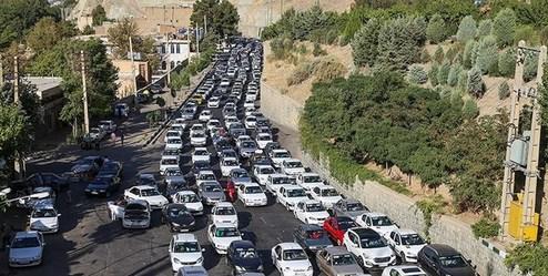 ترافیک در ‌محور شهریار-تهران و جاده فیروزکوه