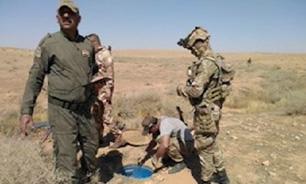 کشف پایگاه داعش در الانبار عراق