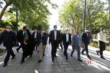 افتتاح پیاده راه استاد شهریار