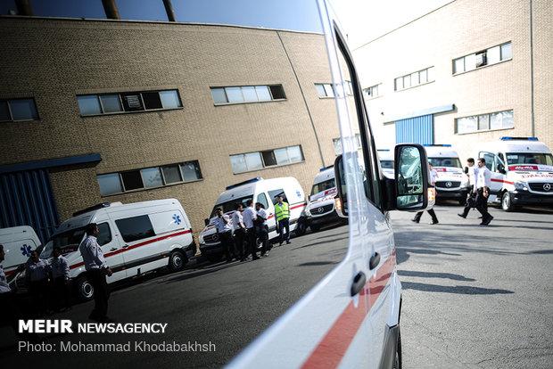دستگیری ۲ تن از عاملان تخریب آمبولانس اورژانس