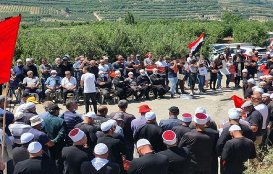 اعتراض ساکنان جولان به نصب توربین‌های تولید برق توسط رژیم صهیونیستی