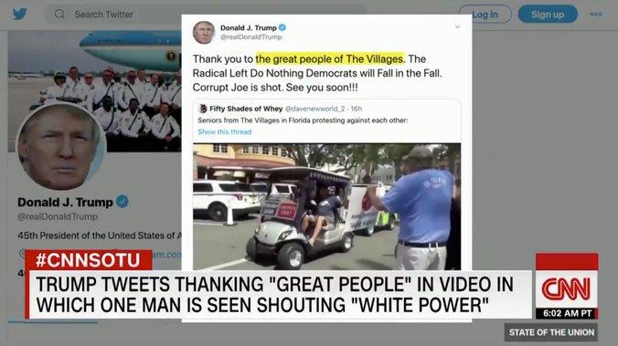 ترامپ مجبور به حذف یک فیلم با محتوای نژادپرستانه از توئیتر خود شد