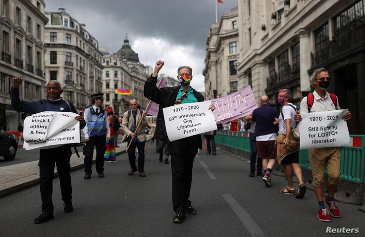 رژه دگرباشان جنسی از لندن تا نیویورک: به نژادپرستی پایان دهید