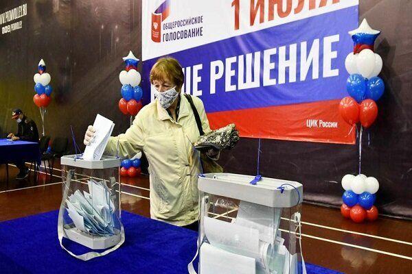 حمایت 76 درصدی رای دهندگان همه پرسی قانون اساسی روسیه از پوتین
