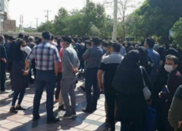 ضرب شست نیروی انتظامی به پرستاران خسته و معترض مشهد