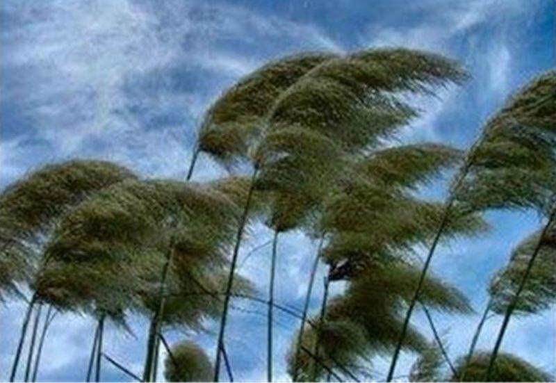 تداوم وزش بادهای شدید شمالی در آسمان قزوین