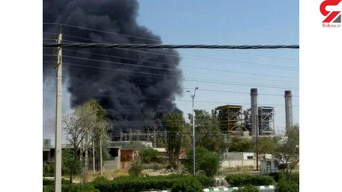 عکس جدید از انفجار نیروگاه برق اهواز/ آتش مهار شد