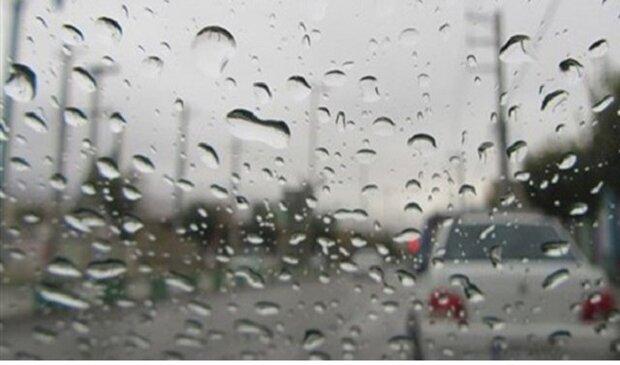 رگبار موقت و نسبتا شدید باران در برخی استان ها