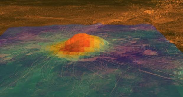 وجود آتشفشان‌های فعال در سیاره زهره