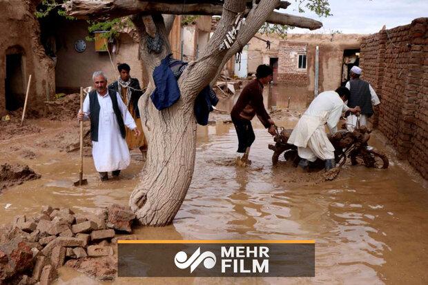 سیل ناگهانی در افغانستان