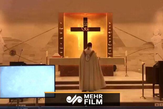 VIDEO: Moment of destruction of church in Beirut explosion