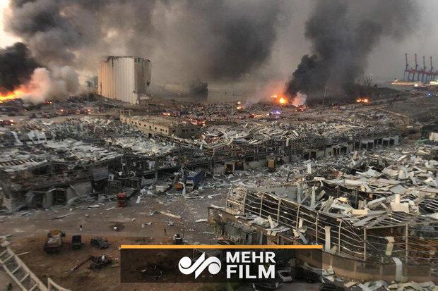 VIDEO: Buildings destroyed in Beirut by massive explosion