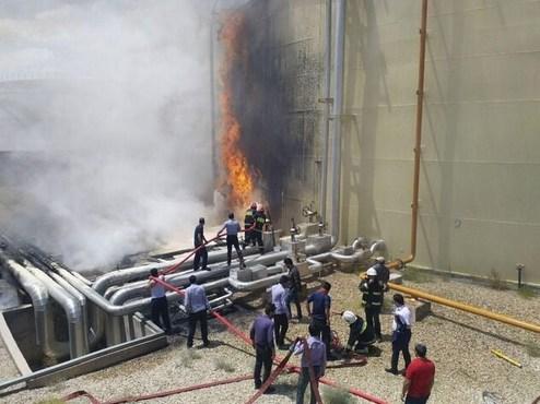 ماجرای آتش سوزی در نیروگاه سمنان چه بود؟ +عکس