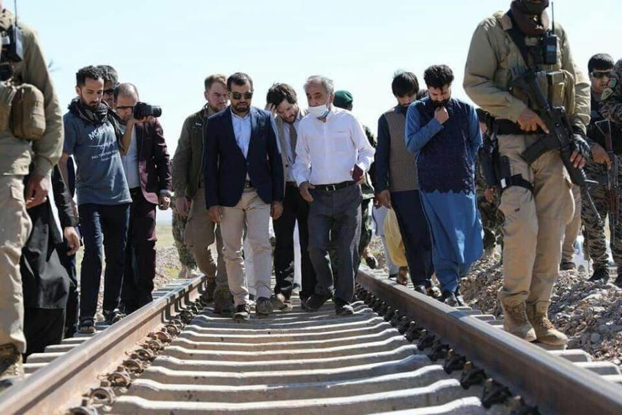 بخش سوم خط آهن خواف-هرات افتتاح می شود