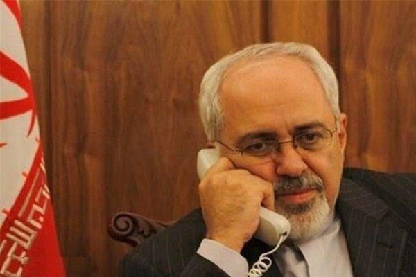 ظریف بر حمایت ایران از مبارزات مردم فلسطین تاکید کرد