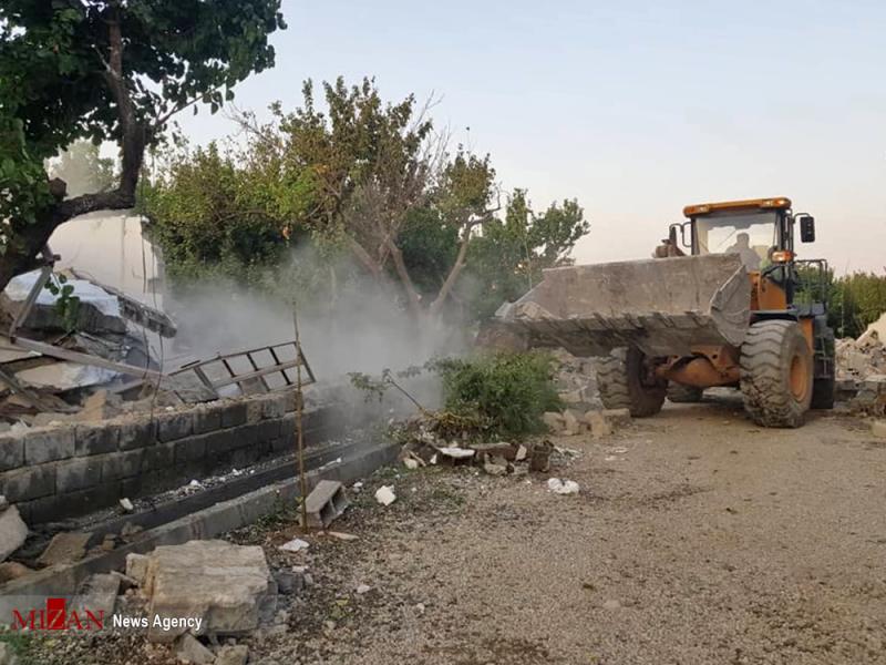 تخریب بیش از ۵۲ مورد ساخت و ساز غیرمجاز در روستا‌های رامیان
