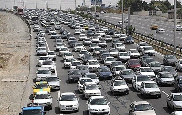 وضعیت ترافیک جاده‌های خروجی تهران