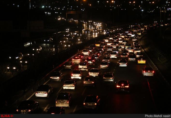 ترافیک در دو آزادراه شمال و جنوب منتهی به تهران